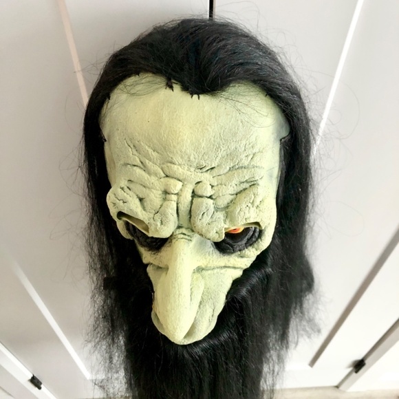 Halloween Mask, Vintage 2003, The Paper Magic Group, Creepy Mask, Beard, Zombie - Picture 5 of 16